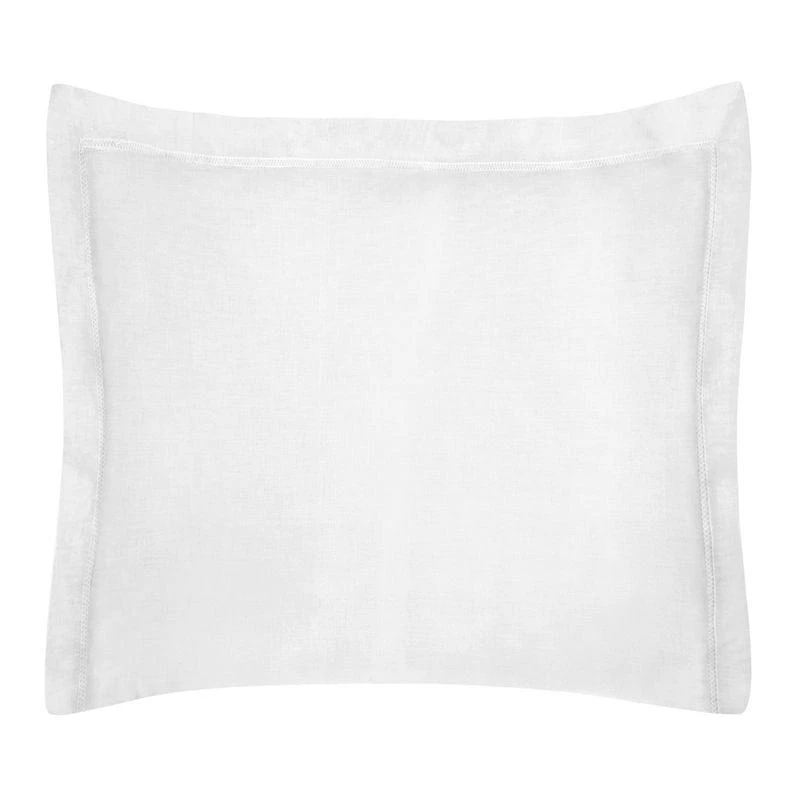 Baltas pagalvės užvalkalas 70x80 cm su apvadu