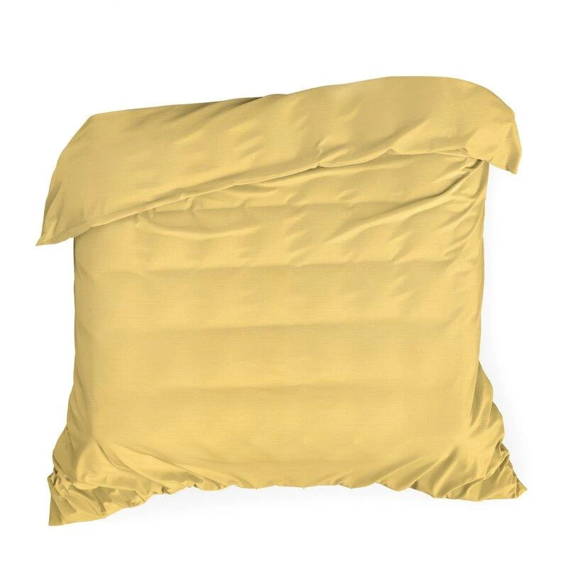 Eurofirany NOVA COLOUR POS/NOVAC/MU/PO Medvilninis antklodės užvalkalas su satino blizgesiu, 220X200 cm, spalva: garstyčių