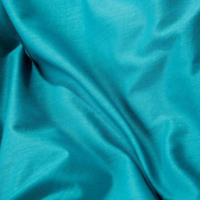 Eurofirany NOVA COLOUR POS/NOVAC/TU/PO Medvilninis antklodės užvalkalas su satino blizgesiu, 220X200 cm, spalva: turkio