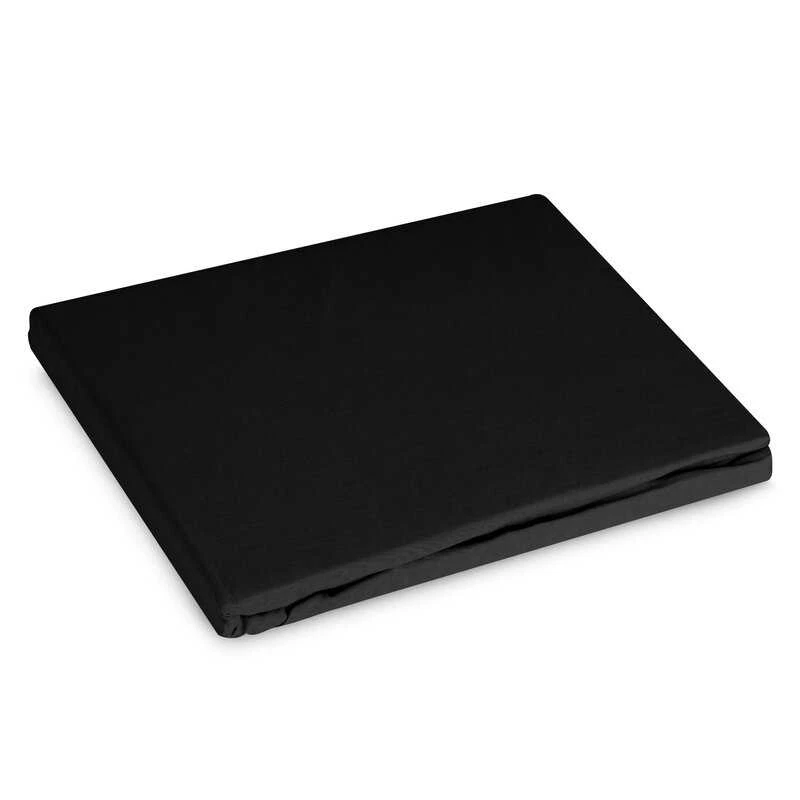 Paklodė 220x200 Basic juoda vienspalvė čiužiniui 30 cm Eurofirany