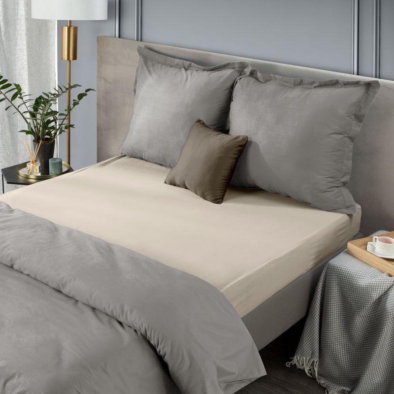 Eurofirany Euro užuolaidos BY / JERSEY3 / BEIGE 160X200 + 30CM 140 Paklodė