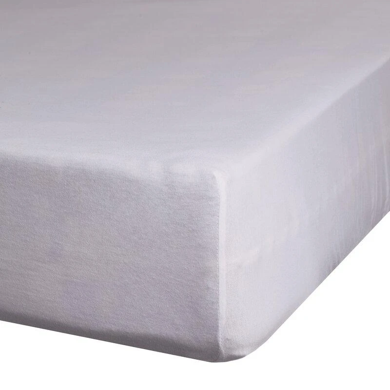 Paklodė su guma, džersio, 3 dalių, elastinga, 140x200, šviesiai ruda, ant aukšto čiužinio, 30 cm, 140 g/m2, Eurofirany Paklodė
