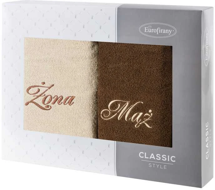 Rankšluostis Eurofirany RE / KPL / VYRO ŽMONA 2/50 BEIGE + RUDA