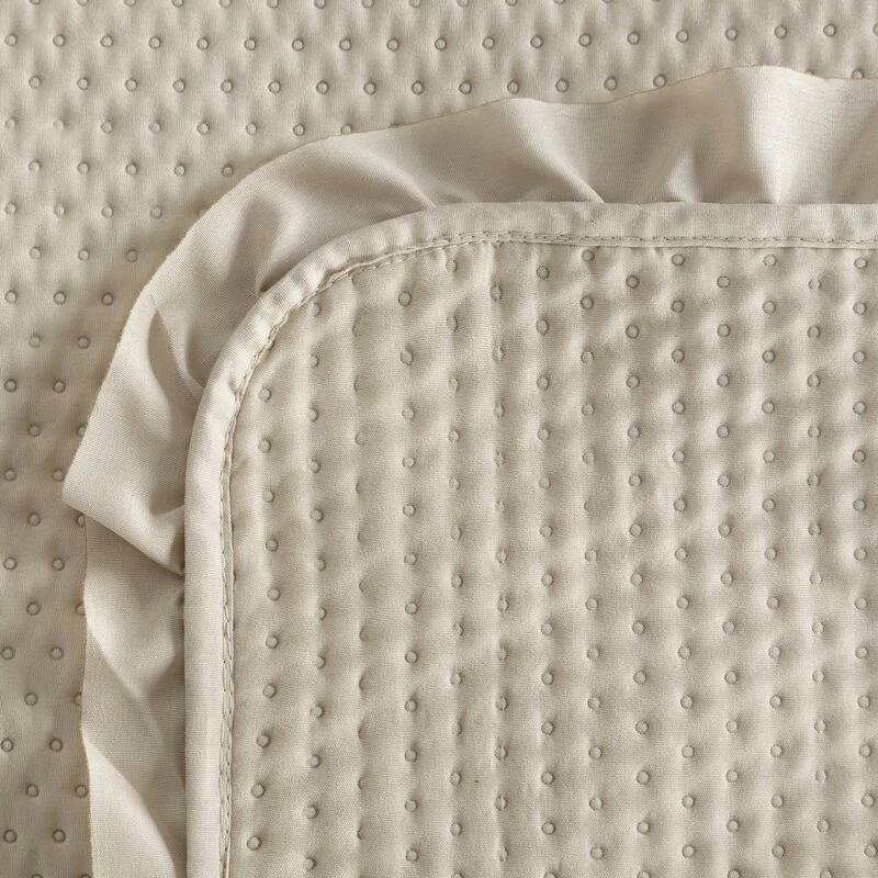 Eurofirany SI/N/FRILL 170X210 SMĖLIO SPALVOS Lovatiesė