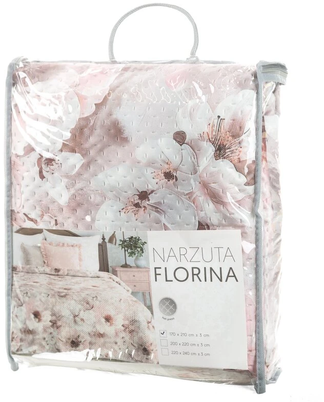 Eurofirany TAIP/N/FLORINA/P+S 200X220 PUDE+SREB Lovatiesė