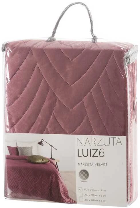 Eurofirany SI/N/LUIZ/6/ROŽINĖ 220X240 ROŽINĖ Lovatiesė