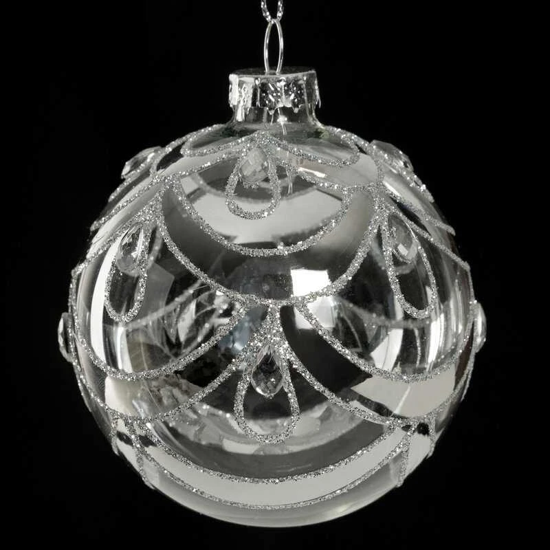 Eurofirany SW/B/SZ/177A 8CM SREB+TRAN