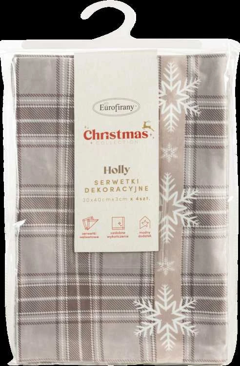 Eurofirany SW/HOLLY/CHO/01 30X40/X4 SET BEIGE