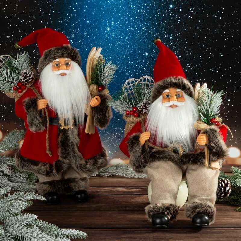 Eurofirany SW/SANTA/79C 40CM Juodas+BEŽAS