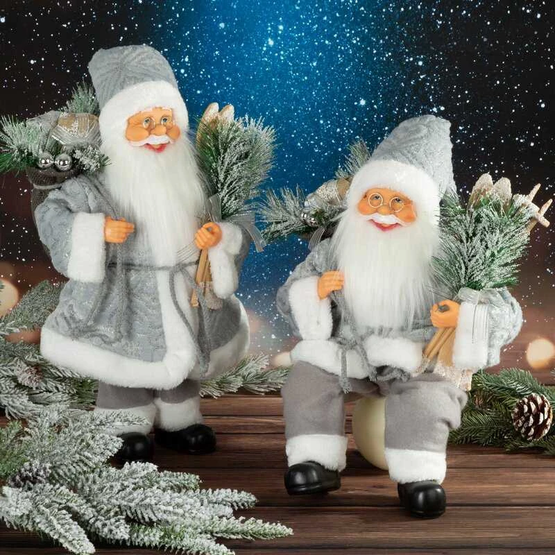 Eurofirany SW/SANTA/80D 40CM Sidabrinis+B
