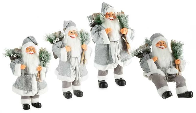 Eurofirany SW/SANTA/80D 40CM Sidabrinis+B