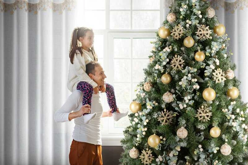 Eurofirany SW/XMAS/FIR/1/ZŁ 140X250 VERTIMAS