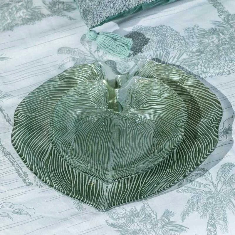 Eurofirany TERRA COLLECTION MONTENEGRO Lapo formos lėkštė, 38 X 34 X 4 cm, spalva: žalia