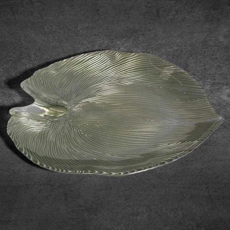 Eurofirany TERRA COLLECTION MONTENEGRO Lapo formos lėkštė, 38 X 34 X 4 cm, spalva: žalia