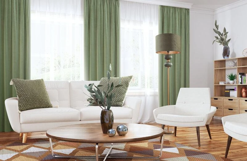 Eurofirany TC / MONTE / PO / 6C 60X60 OLIVE