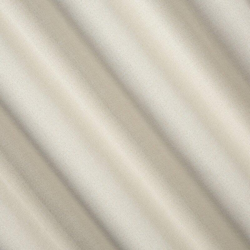 Eurofirany Smėlio spalvos pusiau užtemdanti užuolaida, 140x250 cm, poliesterio audinys su natūraliu pynimu, kabinimas žiedais, paruošta užuolaida langams, namų tekstilė