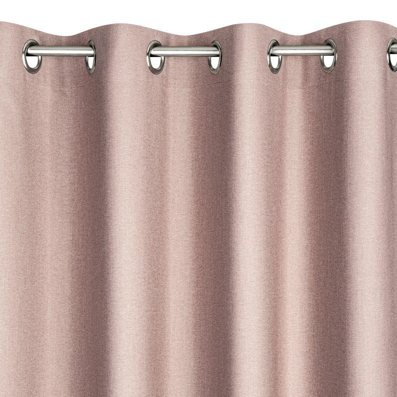 Eurofirany TERRA COLLECTION AVINION Naktinė užuolaida,140X250 cm, kilpos / žiedai, spalva: pudros