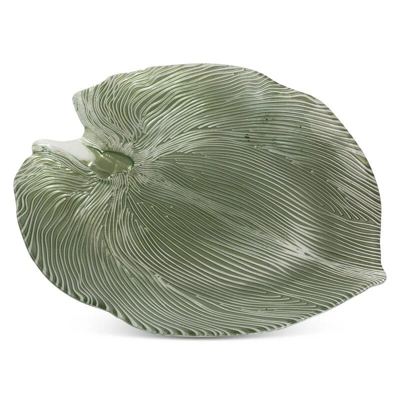 Eurofirany TERRA COLLECTION MONTENEGRO Lapo formos lėkštė, 38 X 34 X 4 cm, spalva: žalia
