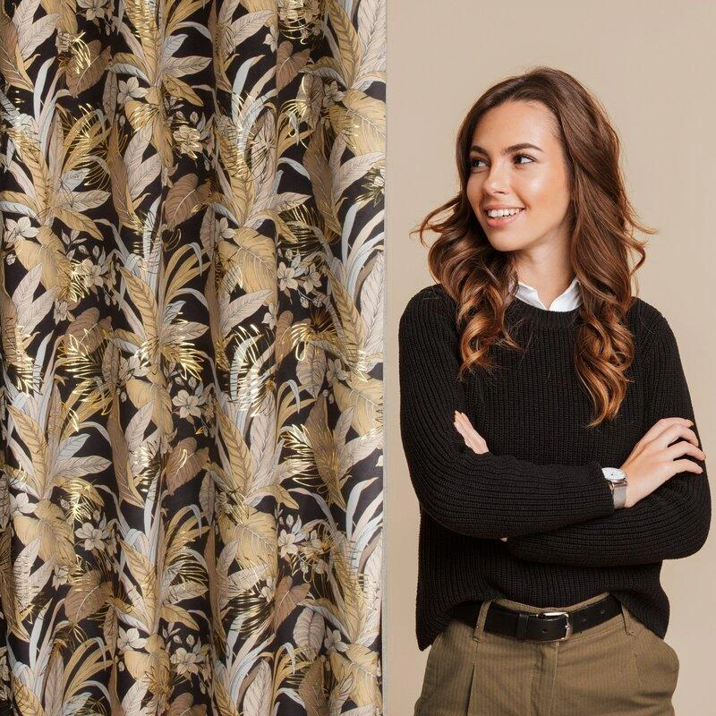 Eurofirany Eurocurtains JUNGIKLIS ZAS/ADEL/CZA+PLN 140X250