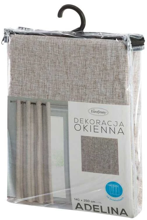 Eurofirany ZAS/ADELINA/SMĖLIO SPALVOS 140X250 PERSKAITOMA.