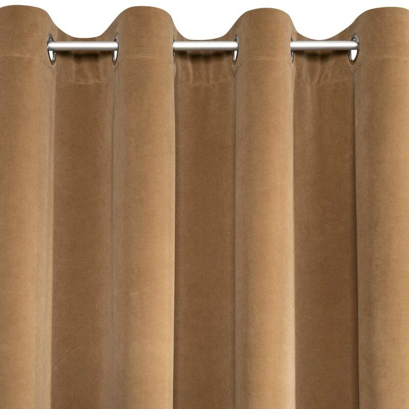 Naktinė užuolaida Eurofirany DIVA LINE ADELLE 140 x 250 cm, kilpos/žiedai, spalva: auksinė