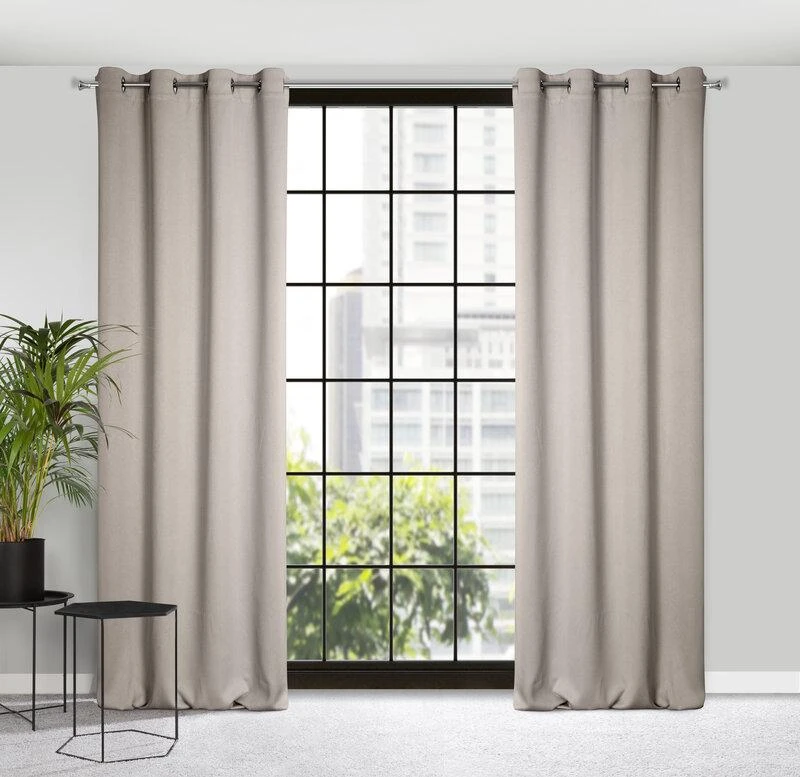 Eurofirany Užuolaidos AMARO / BEIGE 135X250 PAKEITIMAS