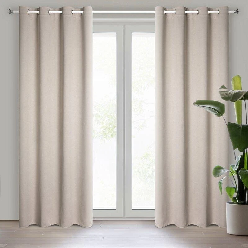 Eurofirany Užuolaidos AMARO / BEIGE 135X250 PAKEITIMAS