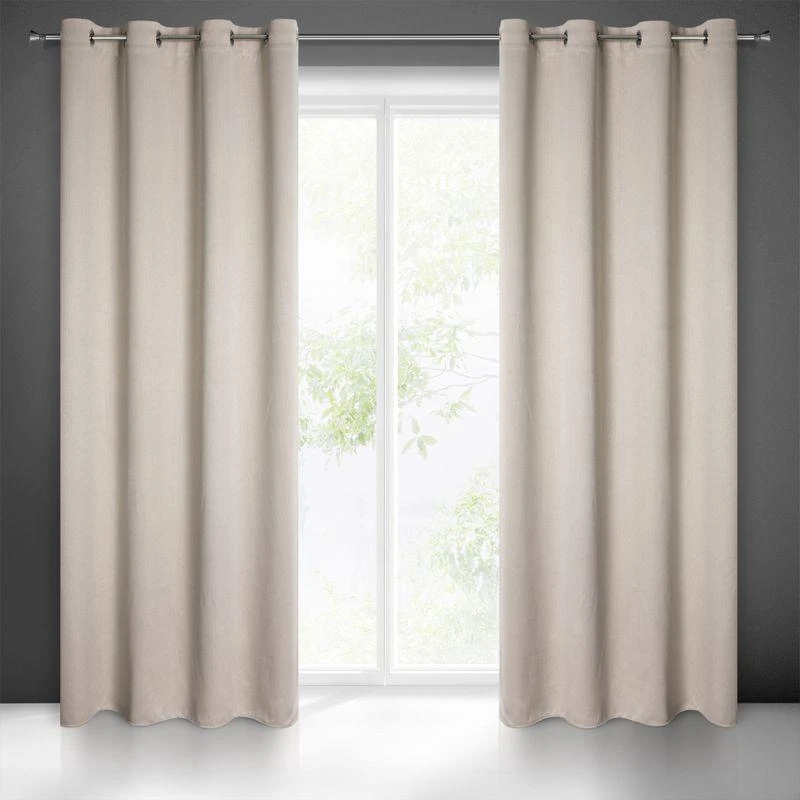 Eurofirany Užuolaidos AMARO / BEIGE 135X250 PAKEITIMAS