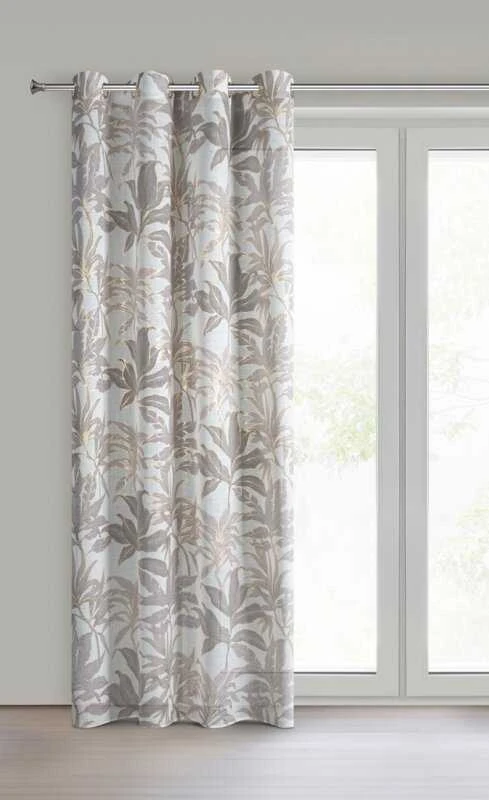 Eurofirany ZAS/ANELI/BEIGE+ZŁ 135X250 VERTIMAS