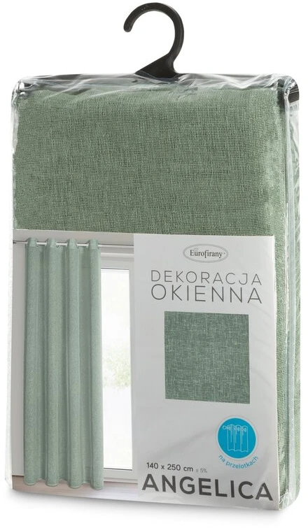 Eurofirany Euro užuolaidos ZAS/ANGELICA/MIĘ 140X250 TRANS