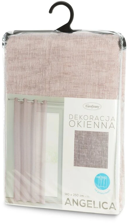 Eurofirany ZAS/ANGELICA/ROŽINĖ 140X250 VERTIMAS