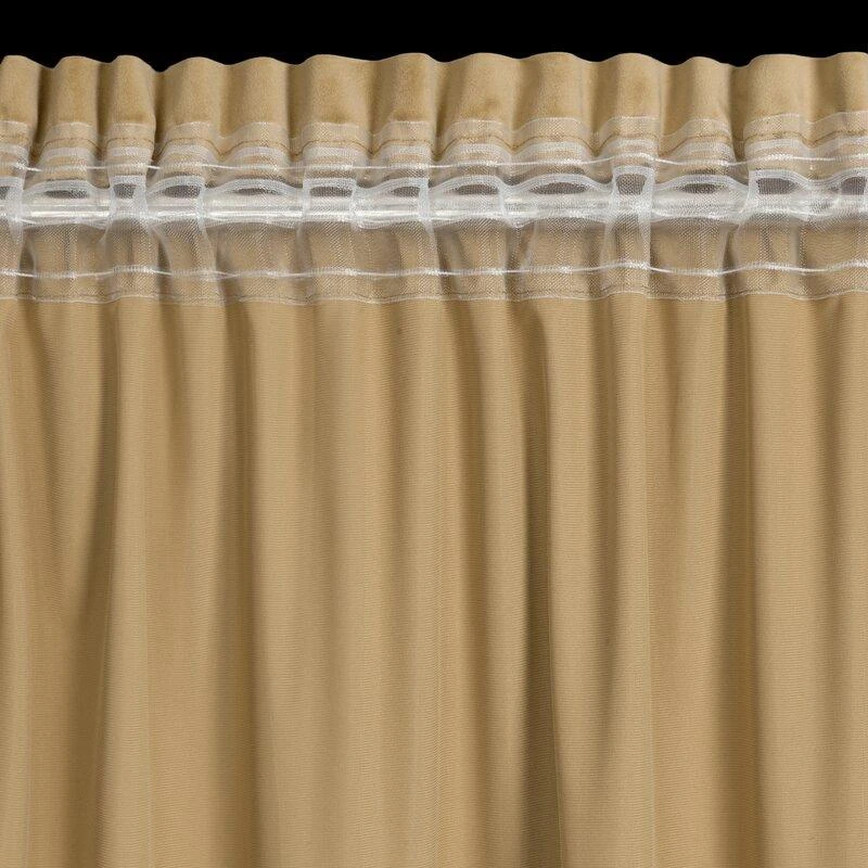 Eurofirany ZAS/ANTARA/C.BEIGE 140X300 T+TROCZ