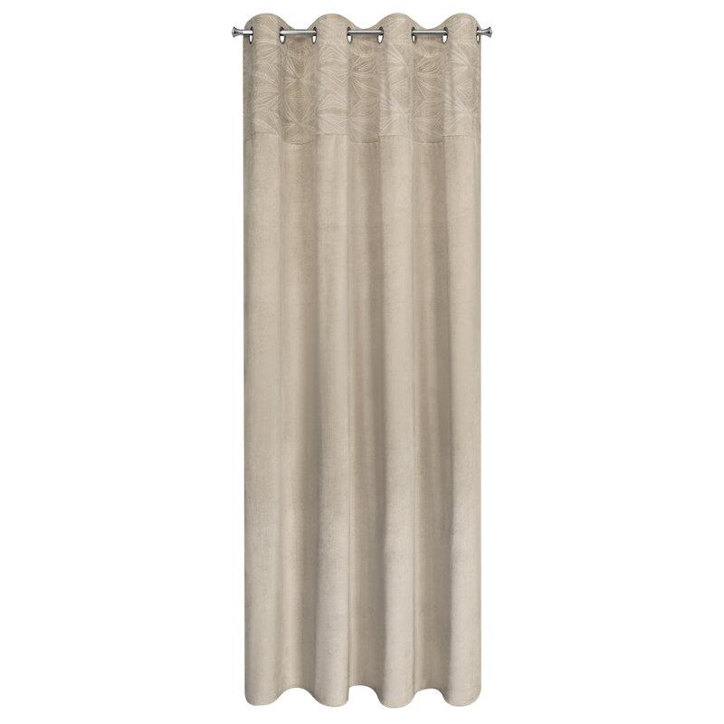 Eurofirany Užuolaidos ARIANA / BEIGE 140X250 TRANS