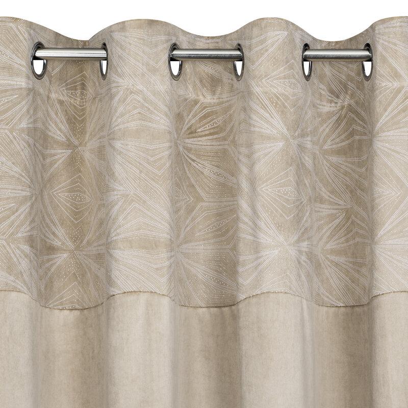 Eurofirany Užuolaidos ARIANA / BEIGE 140X250 TRANS