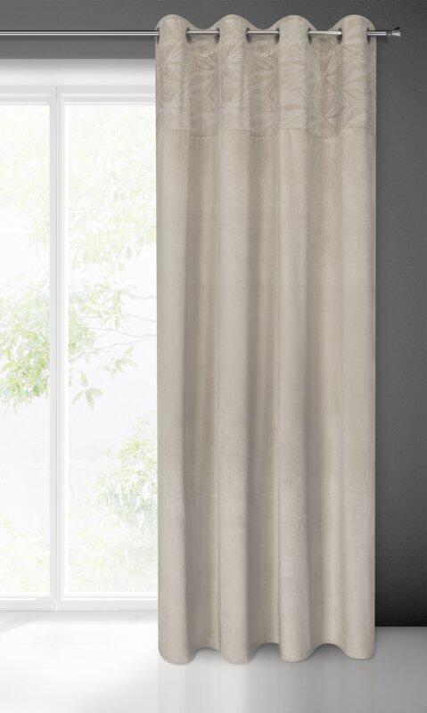 Eurofirany Užuolaidos ARIANA / BEIGE 140X250 TRANS