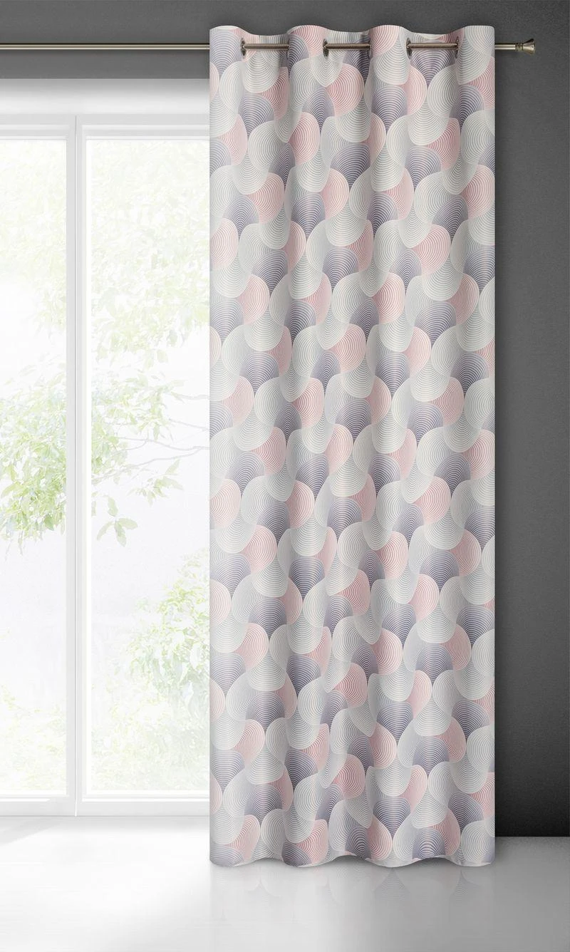Eurofirany Užuolaidos ASETA / SR + ROŽINĖ 140X250 PAKEITIMAS