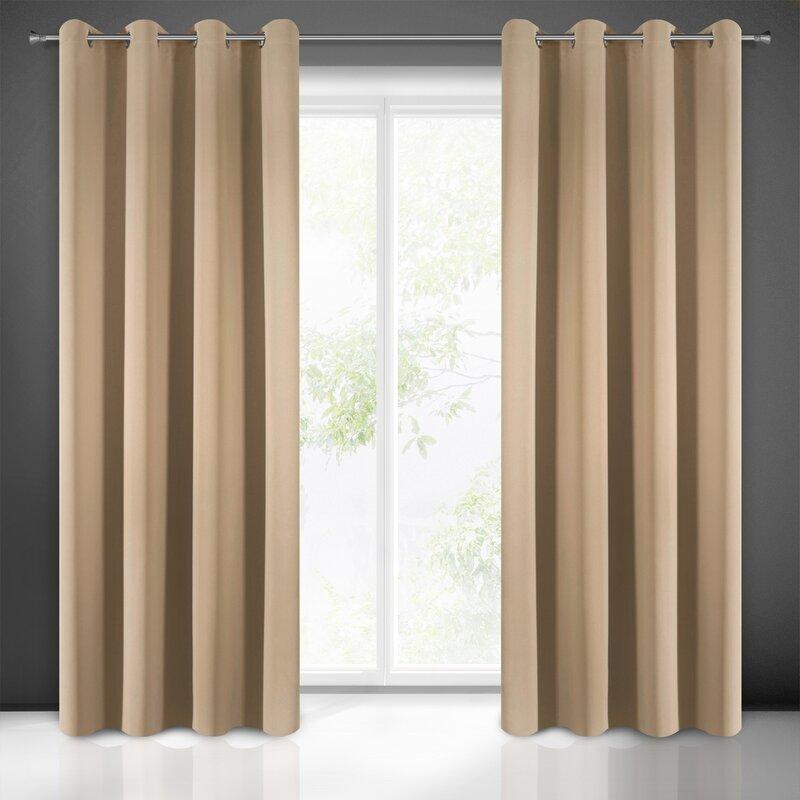 Eurofirany Užuolaidos BLACKOUT / BEIGE 135X250 PAKEITIMAS