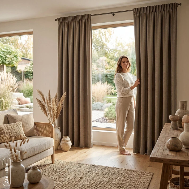 Eurofirany ZAS/BLAKE/BRĄZ 140X270T