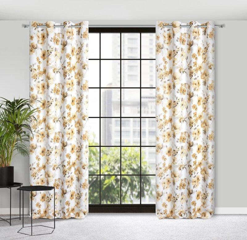 Eurofirany Užuolaidos CAREN / B + BEIGE 140X250 TRANS