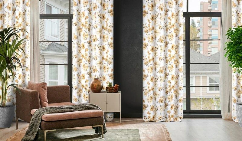 Eurofirany Užuolaidos CAREN / B + BEIGE 140X250 TRANS