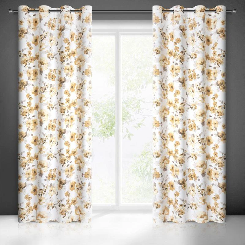Eurofirany Užuolaidos CAREN / B + BEIGE 140X250 TRANS