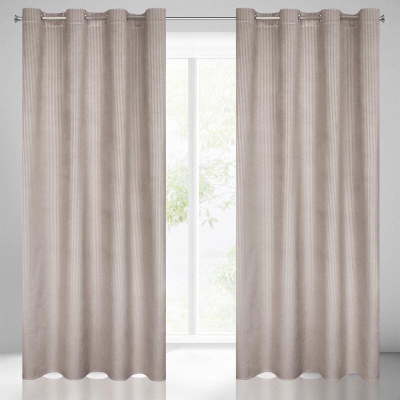 Eurofirany Užuolaidos DARCY / BEIG 140X250 TRANS