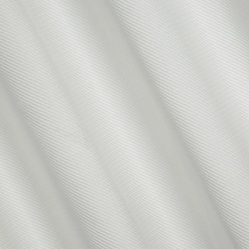 Eurofirany ELIZA Minkšto aksomo naktinė užuolaida su smulkiu raštu, 140X250 cm, kilpos / žiedai, spalva: balta