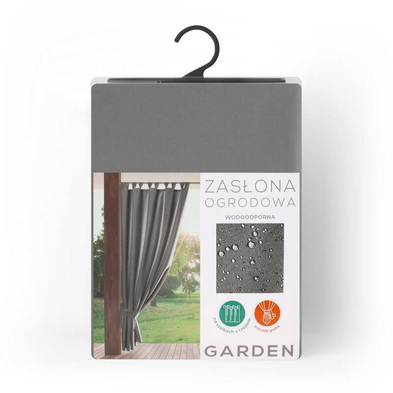 Eurofirany Eurocurtains ZAS/GARDEN/STAL 155X200 SZEL/VELCRO