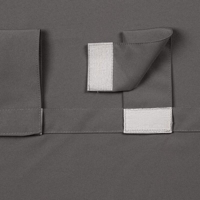 Eurofirany Eurocurtains ZAS/GARDEN/STAL 155X200 SZEL/VELCRO