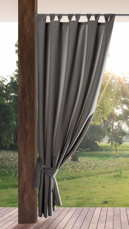 Eurofirany ZAS/GARDEN/STEEL 155X220 SZEL/VELCRO