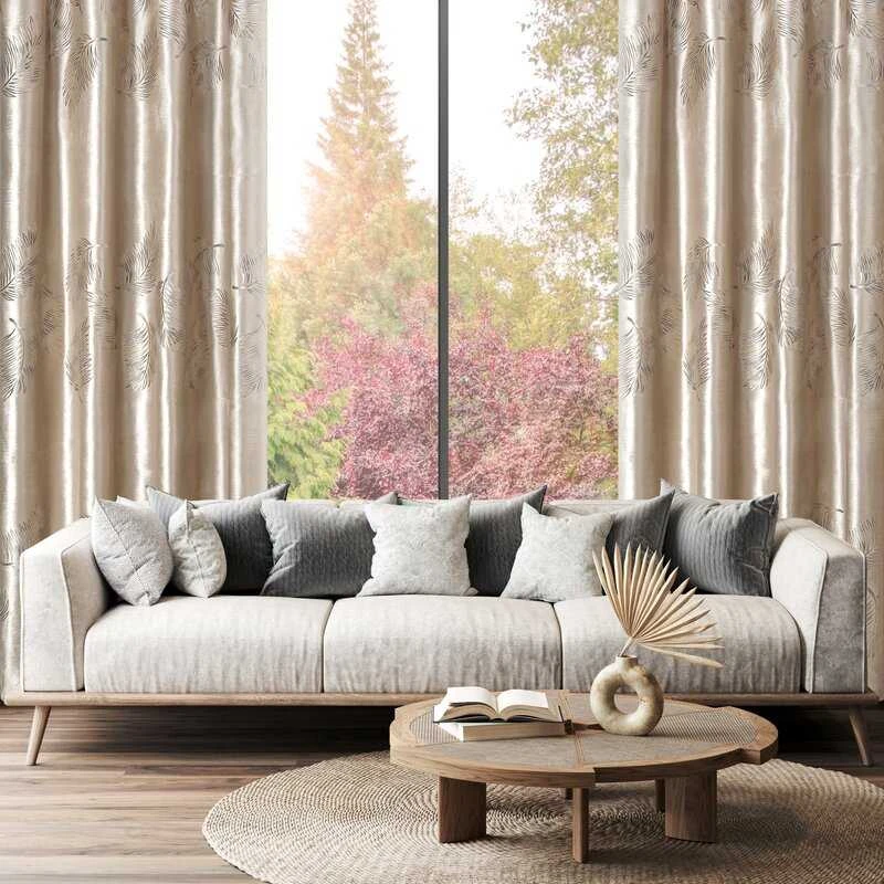 Eurofirany ZAS/IDALIA/SMĖLIO SPALVOS 140X250 PERSKAITOMA