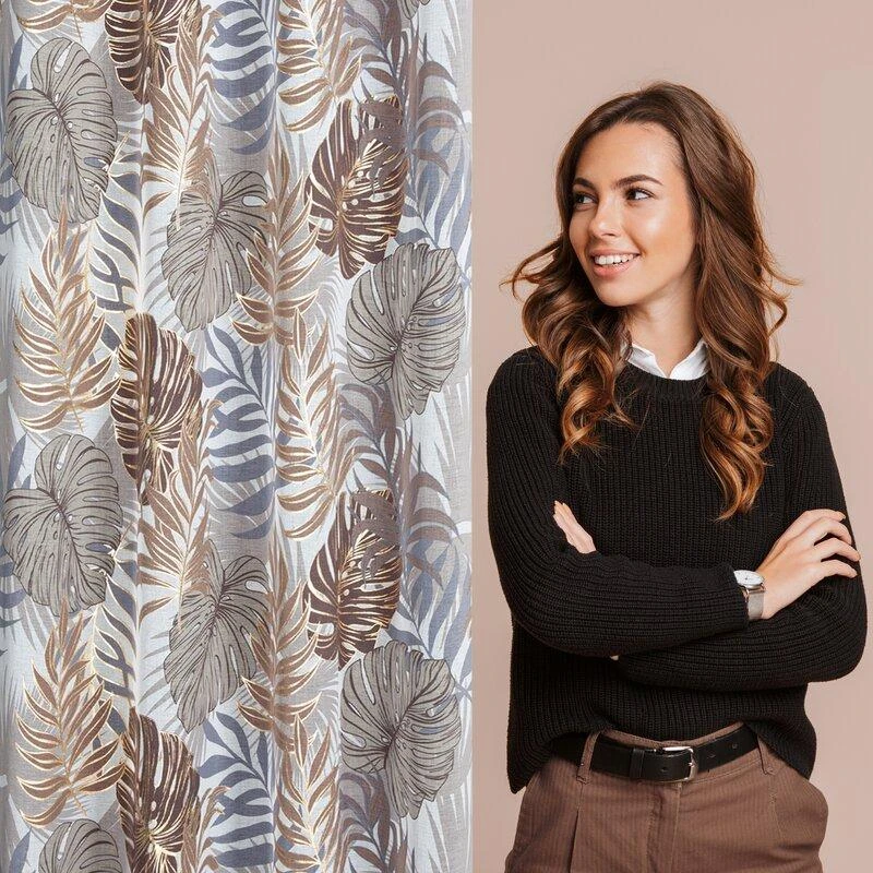Eurofirany ZAS/KATE/BROWN+PLN 140X250 JUNGIKLIS