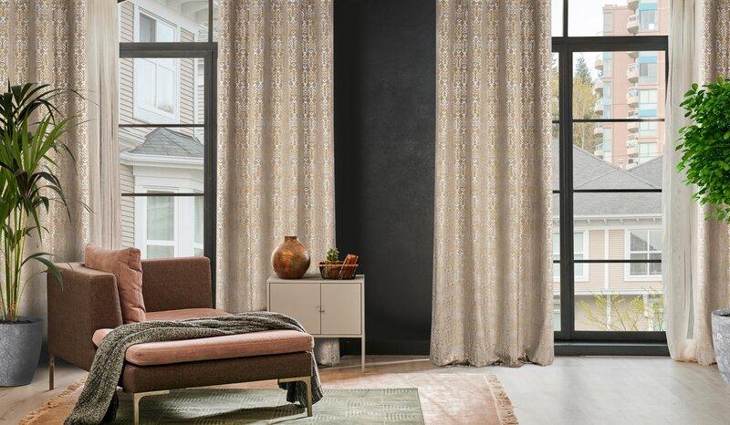 Eurofirany Užuolaidos LAURA / BEIGE + PLN 140X250 TRANS
