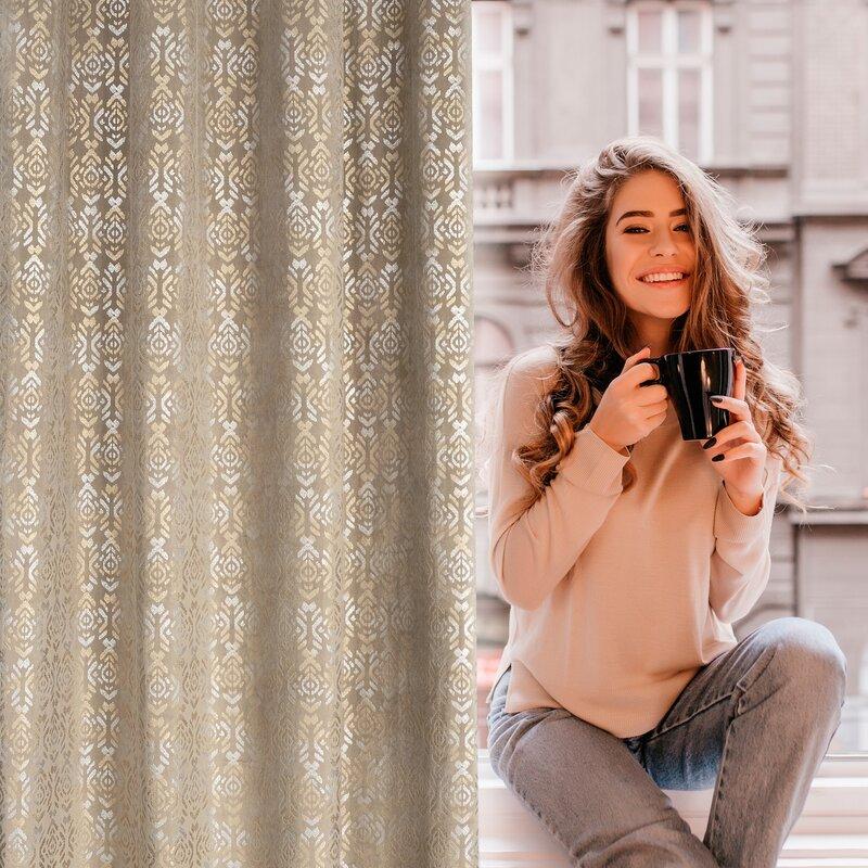 Eurofirany Užuolaidos LAURA / BEIGE + PLN 140X250 TRANS